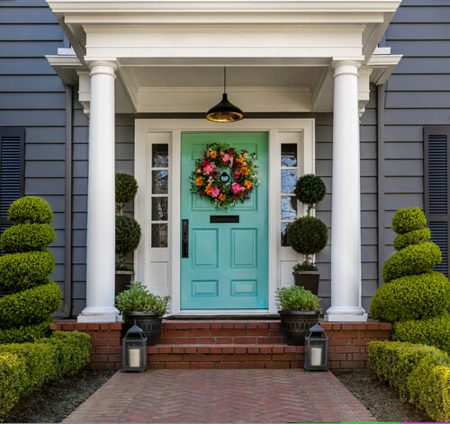 front door of home